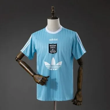 Camisola retro edição especial azul-celeste Liverpool 1995 (S-2XL)
