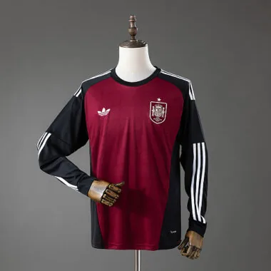 Camisola de manga comprida GK-Red do Campeonato do Mundo de 2026 da Espanha S-4XL