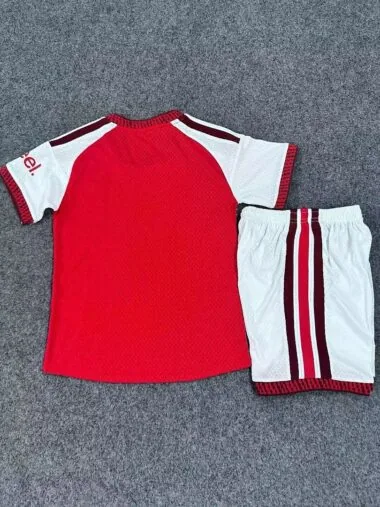 Kids Kit Arsenal 2026/27 Home Player Version Jersey (Size 16-28)