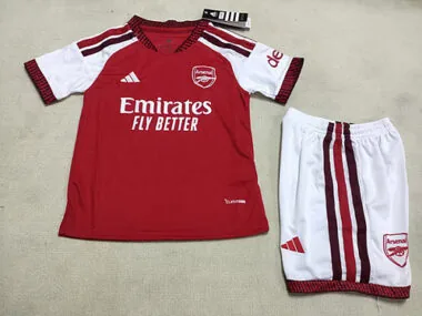 Kit para crianças Camisola de futebol do Arsenal 2026/27 Home tamanho 16-28