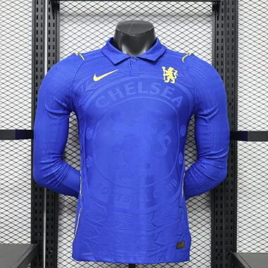 Camiseta de local del Chelsea 2026/27, versión para jugador, manga larga, tallas S-3XL