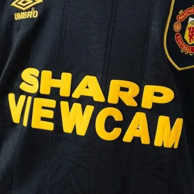 Equipaciones retro de visitante del Manchester United para niños, temporada 1993/95, tallas 16-28
