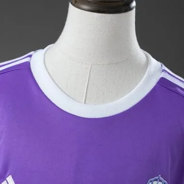 Equipación retro del Real Madrid 2016/17 para niños (visitante), tallas 16-18