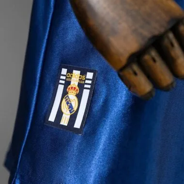 Retro 1998/2000 Real Madrid tweede uittenue voor kinderen, maat 16-28
