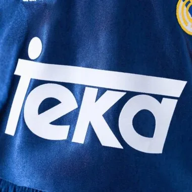 Retro 1998/2000 Real Madrid tweede uittenue voor kinderen, maat 16-28