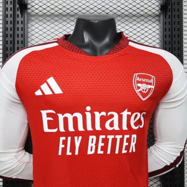 Arsenal 2026/27 Home Long Sleeve Player Version Jersey (S-2XL)