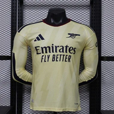 Camiseta de tercer equipo del Arsenal para la temporada 2026/27, versión de jugador, manga larga, tallas S-2XL