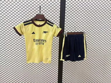 Conjunto infantil do Arsenal, camisola de futebol da terceira equipação para a época 2026/27, tamanhos 16-28