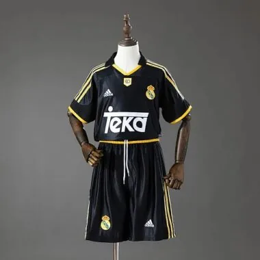 Kit infantil retro Real Madrid 1999/00 visitante