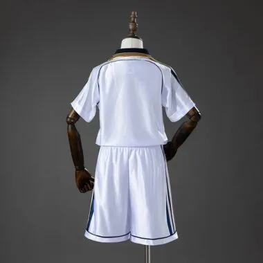 Kit bambino retro Real Madrid 1998/2000 casa (taglie 16-28)