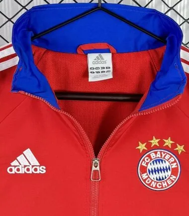 Cazadora retro del Bayern de Múnich 2014/15, roja (tallas S-2XL)