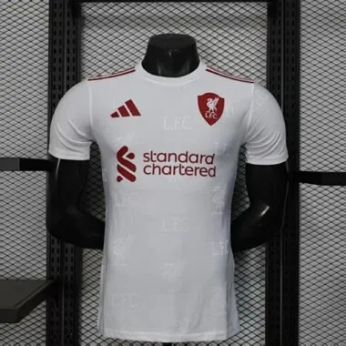 Liverpool 2025/26 White Special Player Version Jersey