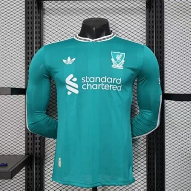 Camiseta Liverpool 2025/26 third de visitante de manga larga versión jugador