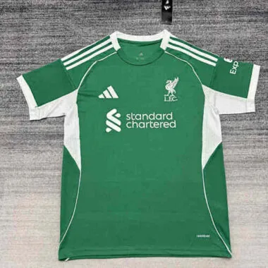 Camisola especial verde Liverpool 2025/26