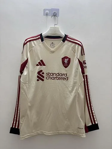 Camisola Liverpool 2025/26 visitante manga comprida
