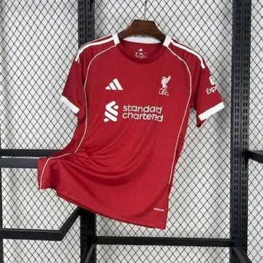 Camisola Liverpool 2025/26 casa
