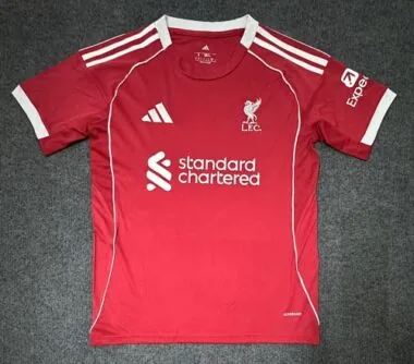 Camisola Liverpool 2025/26 casa (S-4XL)