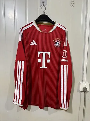 Camisa de manga comprida do Bayern de Munique para a época 2026/27, tamanhos S a 4XL