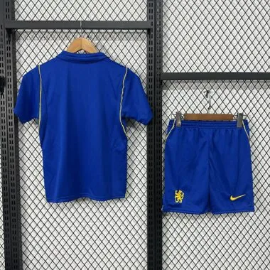 Equipación infantil de local del Chelsea para la temporada 2026/27 (tallas 16-28)