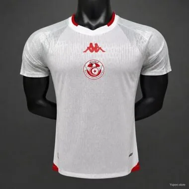 Camisa de futebol da Tunísia para o Mundial de 2026 (versão de jogo fora de casa) – tamanhos S a 2XL