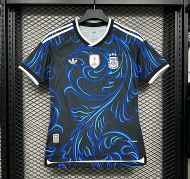 Camisola feminina Argentina Mundial 2026 visitante versao player (S-2XL)