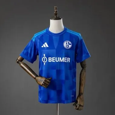 Camisa de futebol do Schalke 04 2026/27 (jogo em casa) - tamanhos S a XXL