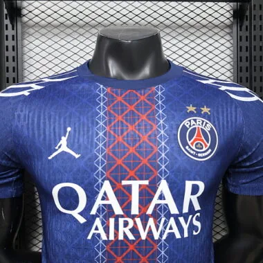 Maillot bleu spécial joueur du PSG 2026/27 (tailles S à XXL, 2 étoiles)