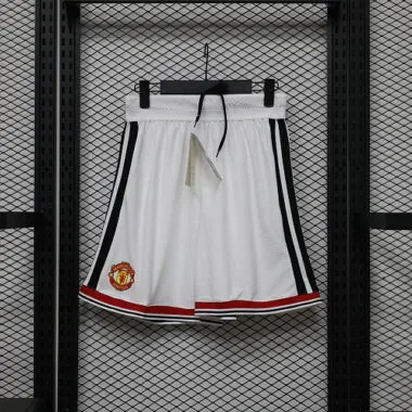 Manchester United 2026/27 Home White Player Version Shorts