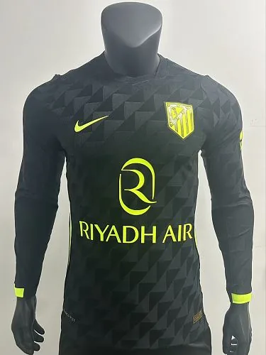 Camisa de jogo fora de casa do Atlético de Madrid 2026/27, de manga comprida, versão jogador (S-2XL)