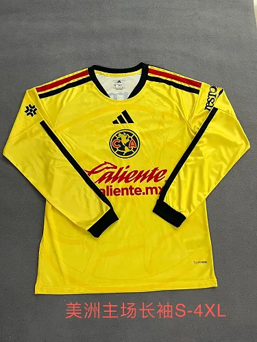 Camisa de futebol de manga comprida do Club América 2026/27 (masculina) - Tamanhos S a 4XL