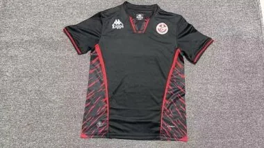 Camisa de futebol da Tunísia para o Mundial de 2026 (terceiro equipamento para jogos fora de casa), tamanhos S-4XL
