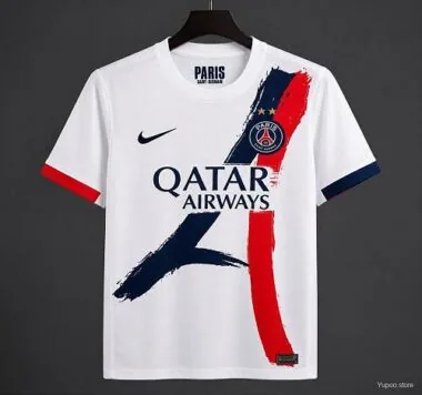 2 Star 25/26 PSG Away Jersey With Champions of Europe 2026