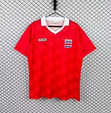 Maillot domicile rétro du Costa Rica de 1990 (S-2XL)