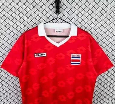 Maillot domicile rétro du Costa Rica de 1990 (S-2XL)