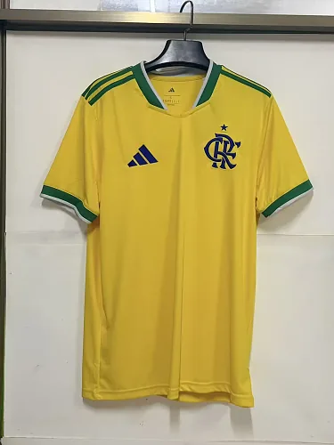 Men#039;s Flamengo 2026/27 Yellow Jersey (S-4XL)
