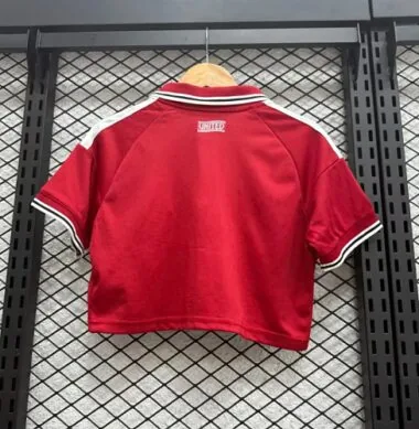 Women#039;s Crop Top Manchester United 2026/27 Home Jersey (S-2XL)