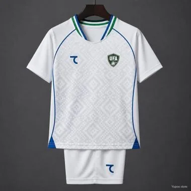 Camisola de jogo fora de casa do Uzbequistão para o Mundial de 2026, tamanho infantil 16-28