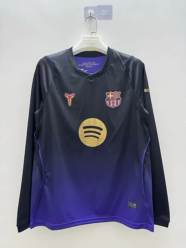 Camisa de manga comprida da Barcelona para jogos fora de casa 2026/27, tamanhos S-4XL