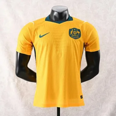 Camisa de futebol da Austrália para o Mundial de 2026 (versão para jogadores em casa), tamanhos S-2XL