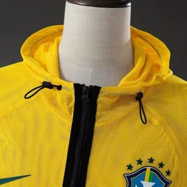 Brazil 2026 Yellow Pre-Match Windbreaker (S-XXL)