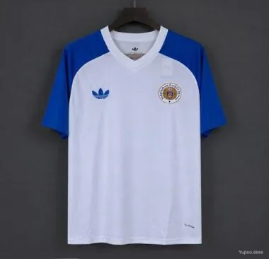 Camisa de futebol pré-jogo da Copa do Mundo de Curaçao 2026, branca/azul, tamanhos S-4XL