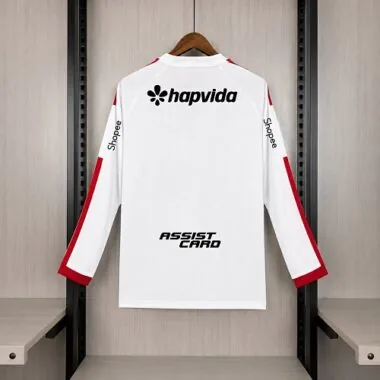Men#039;s Flamengo 2026/27 Away Long Sleeve Jersey All Sponsors S-4XL