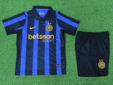 Kids Kit Inter Milan 2026/27 Home Player Version Soccer jerseys Size 16-28