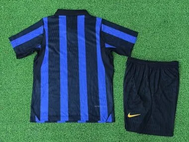 Kids Kit Inter Milan 2026/27 Home Player Version Soccer Jersey (Size 16-28)