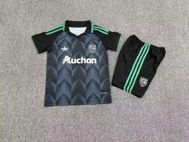 Camisa de futebol fora de casa Kids Kit Lens 2026/27, tamanho 16-28