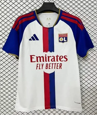 Camisa de futebol do Lyon 2026/27 (jogo em casa), tamanhos S-4XL