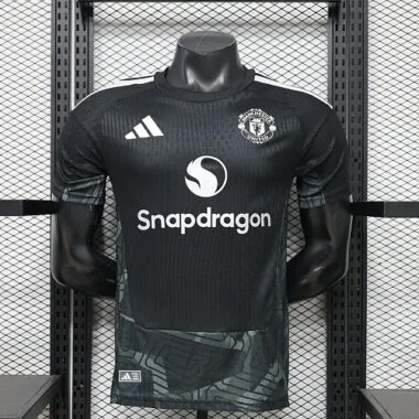 Camiseta de portero del Manchester United 2026/27, color negro, versión jugador, tallas S-XXL