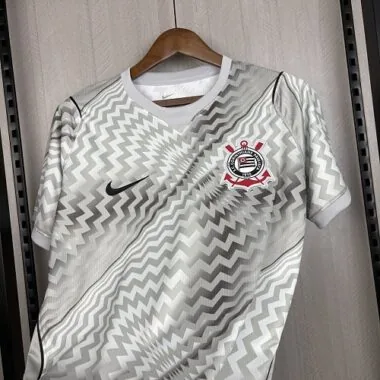 Men#039;s 2026/27 Corinthians Goalkeeper Gray Jersey S-4XL