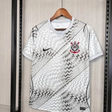 Men#039;s 2026/27 Corinthians Goalkeeper Gray Jersey S-4XL