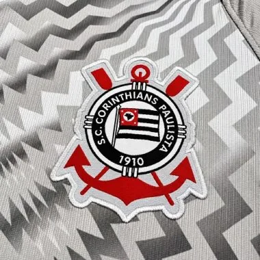 Men#039;s 2026/27 Corinthians Goalkeeper Gray Jersey S-4XL